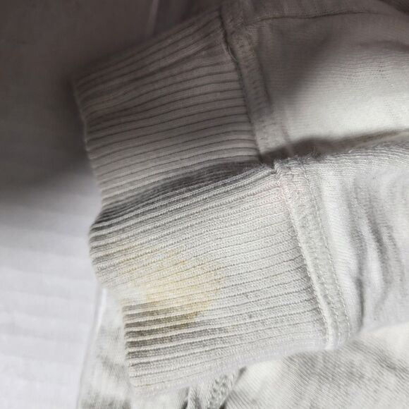 Victorias Secret Cropped Lightweight Zip Hoodie Gray Sz M - Picture 6 of 8